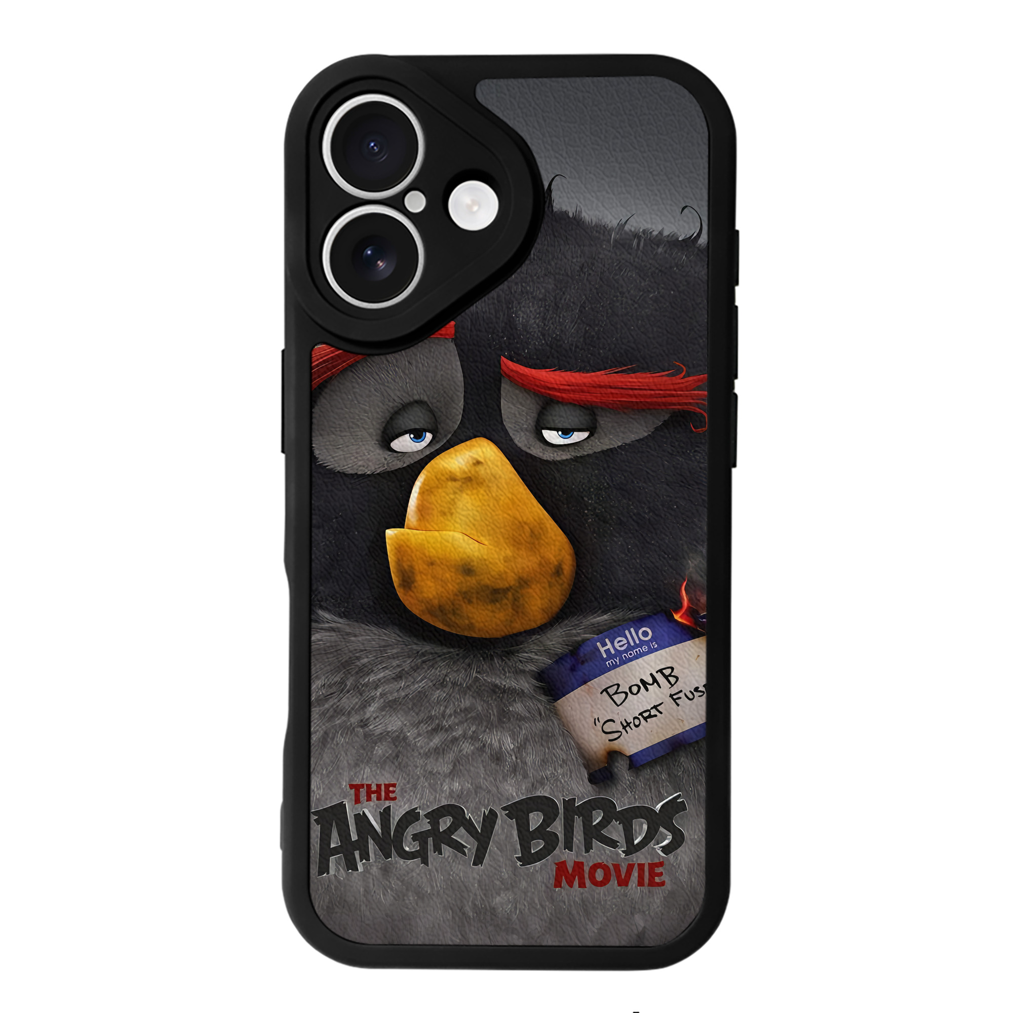 （画像用） Angry Birds アングリーバード 【iPhone 16シリーズ対応】シリコンスマホケース（レザー調） 材質：シリコン